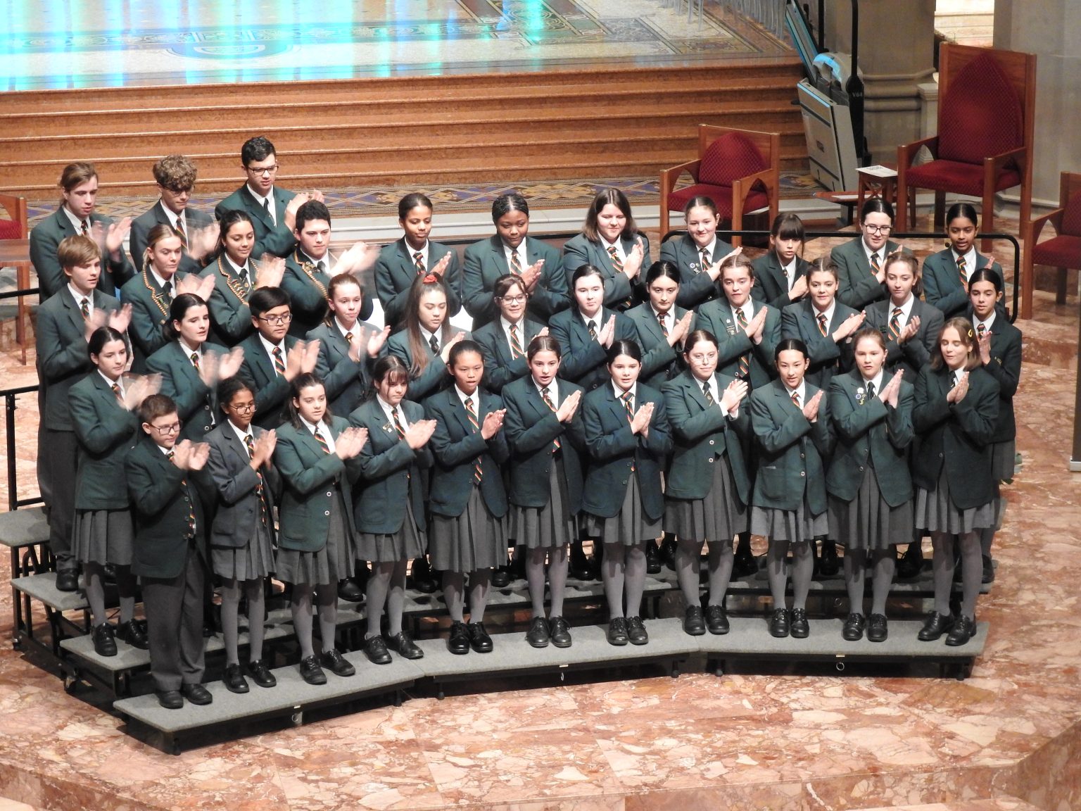 Wearing your uniform with pride La Salle College